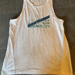 Orangetheory White Graphic Tank Top